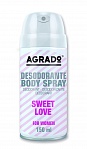 AGRADO dezodorants-sprejs SWEET LOVE, 150ml