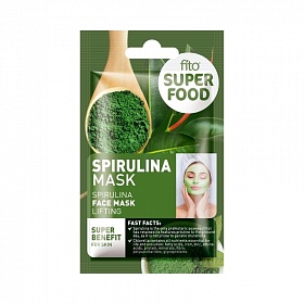 FITO SUPER FOOD SUPERFOOD maska sejai Spirulīna, savelkoša, 10ml