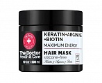 The DOCTOR Health&care  matu stiprinoša matu maska ,keratīns + arginīns + biotīns ,295 ml